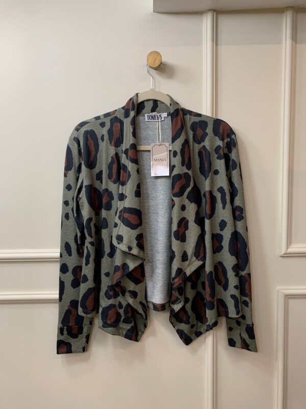 CARDIGAN VERDE ONÇA DONA BIS P