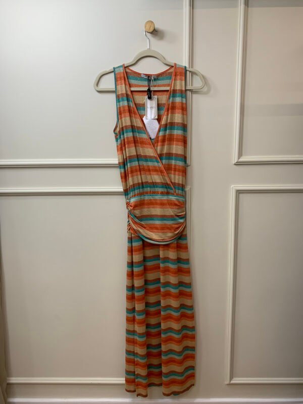 VESTIDO LONGO LUREX CORES ATEEN PP