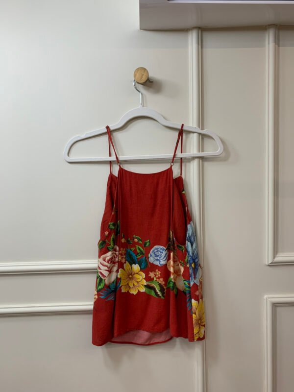 BLUSA VERMELHA ESTAMPADA FLORIDA FARM M - Image 2