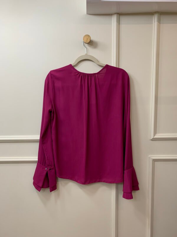 BLUSA ROSA MANGA COMPRIDA DETALHE DECOTE ANIMALE 36 - Image 2