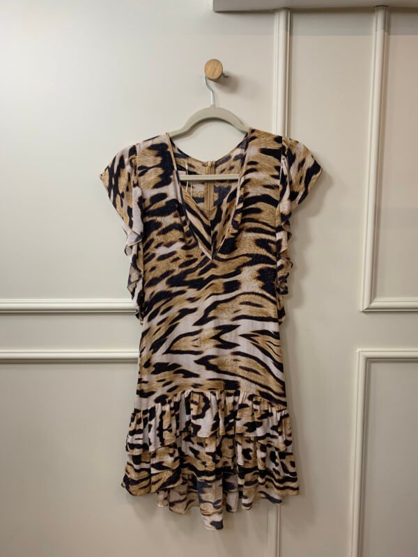VESTIDO ESTAMPA TIGRE FABULOUS AGILITÁ 36