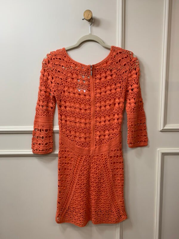 VESTIDO LARANJA TRICOT LE LIS BLANC 38 - Image 2