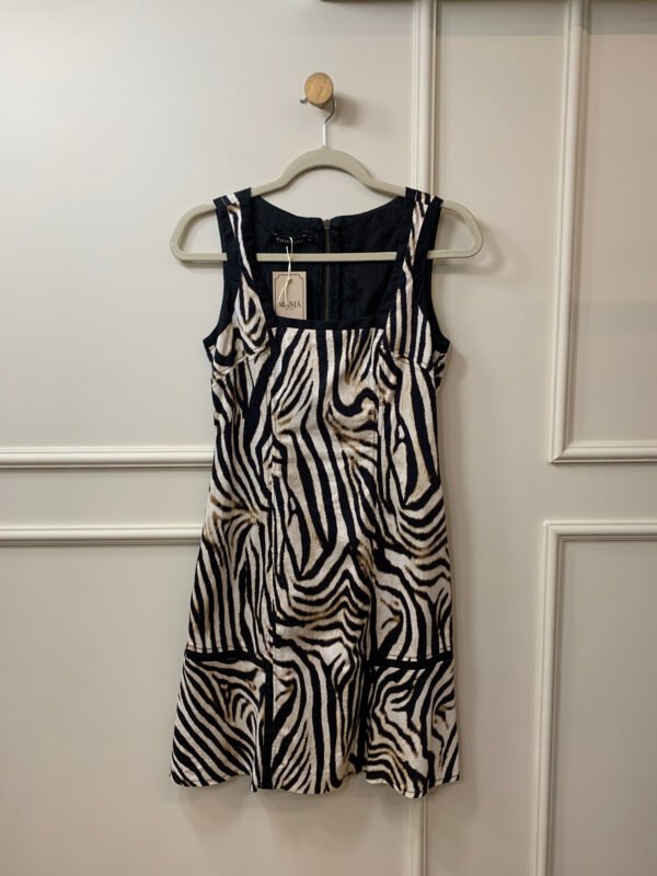 VESTIDO ESTAMPA TIGRE LE LIS BLANC 38