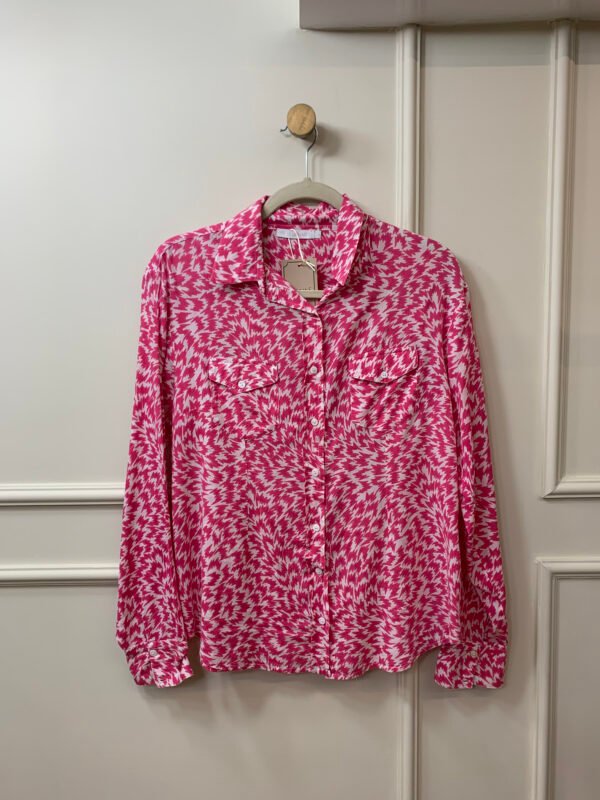 CAMISA ESTAMPADA ROSA LE LIS BLANC M