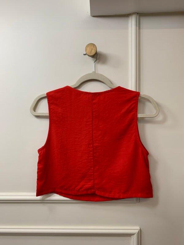 CROPPED VERMELHO DECOTE V LIZIE PP - Image 2