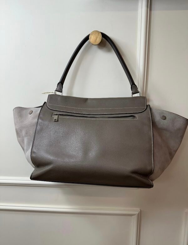 BOLSA CINZA COURO E CAMURÇA CÉLINE - Image 2
