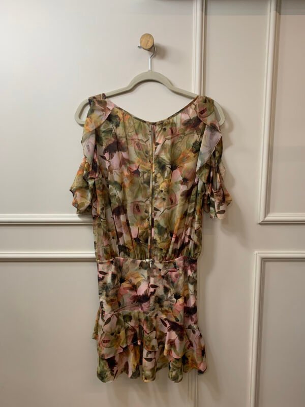 VESTIDO ESTAMPADO VERDE SAIA MALHA AGATHA M - Image 2