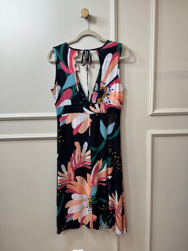 VESTIDO PRETO MIDI ESTAMPADO ZINZANE M - Image 2