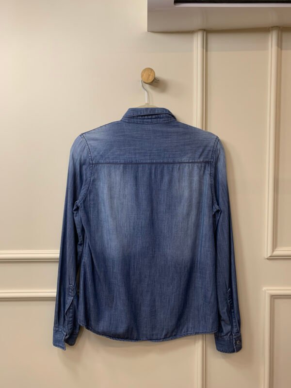 CAMISA JEANS AZUL MÉDIO HERING P - Image 2