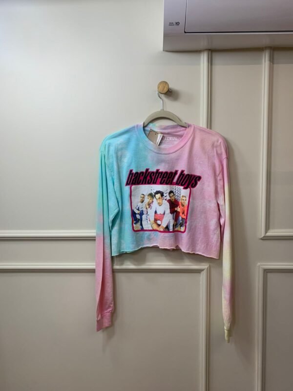 BLUSA MANGA COMPRIDA TIE DYE BACKSTREET BOYS GLOBAL P