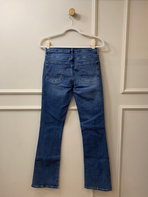 CALÇA JEANS AZUL MÉDIO CORTE RETO ZARA 36 - Image 2