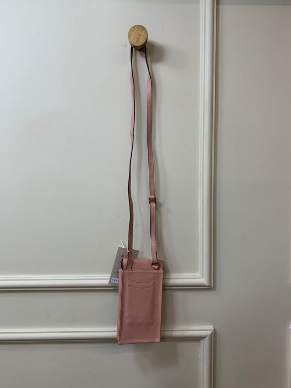BOLSA CROSSBODY ROSA ANTIGO COURO PORTA CELULAR MR CAT - Image 3