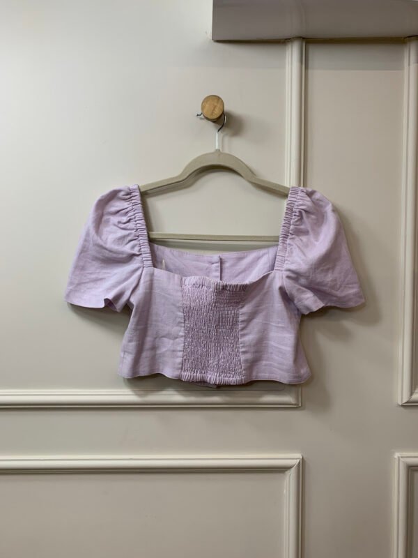 BLUSA CROPPED  LILÁS MANGA CURTA THE NON BRAND P - Image 2