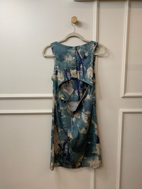 VESTIDO AZUL ESTAMPA FLORAL ENJOY M - Image 2
