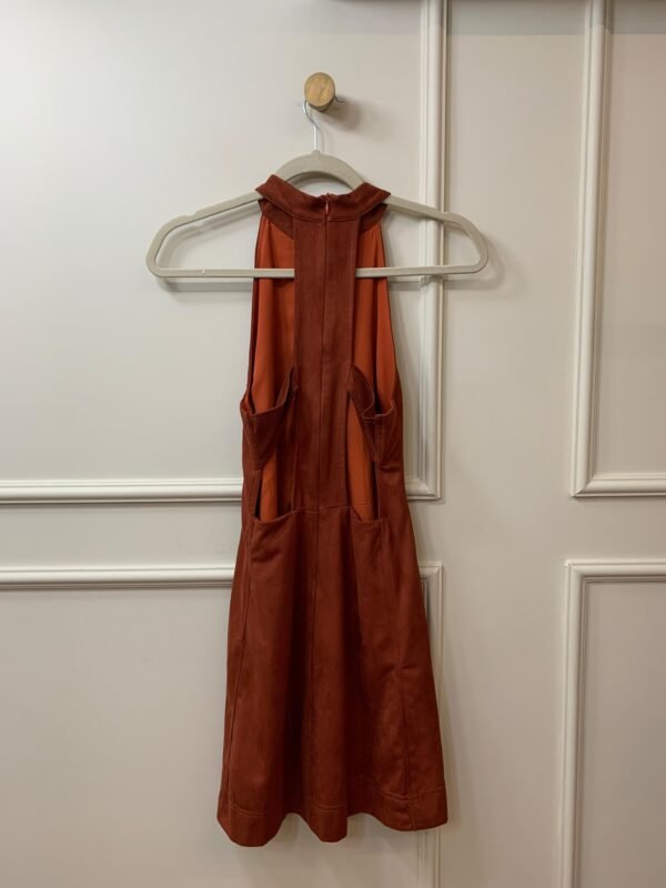 VESTIDO CURTO  MARROM DE CAMURCA DRESS TO M - Image 2