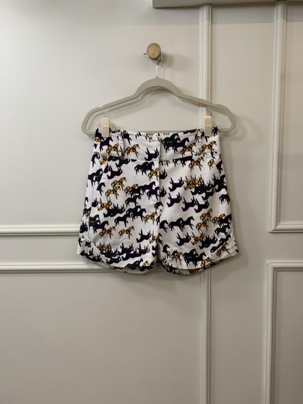 SHORT BRANCO ESTAMPA CAVALOS SHOP 126 38/40 - Image 2