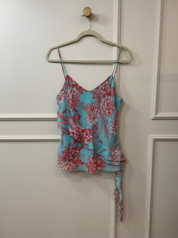 BLUSA AZUL FLORIDA SACADA 42