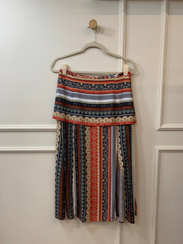 SAIA MIDI ESTAMPADA FARM M