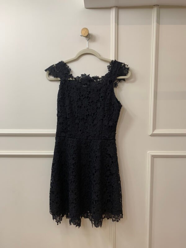 VESTIDO PRETO RENDADO OFF WHITE M - Image 2