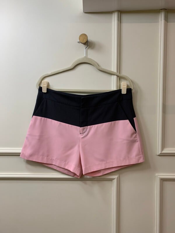 SHORT PRETO E ROSA ANIMALE G