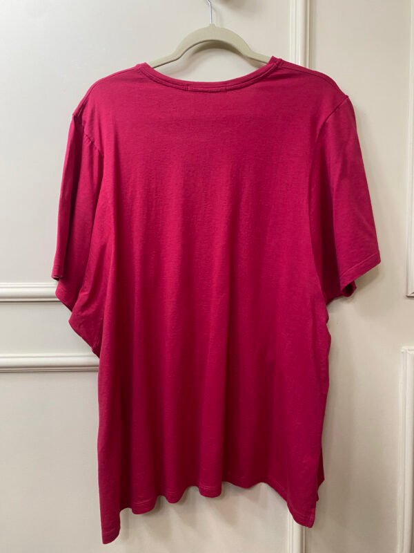 BLUSA ROSA ESTAMPA TIGRE BRILHO ANIMALE G/GG - Image 2