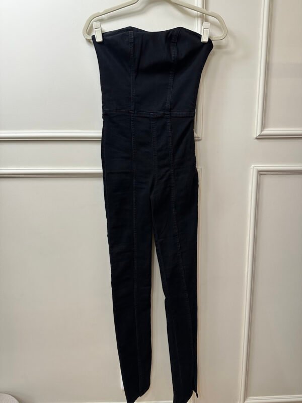 MACACÃO PRETO JEANS ZARA P