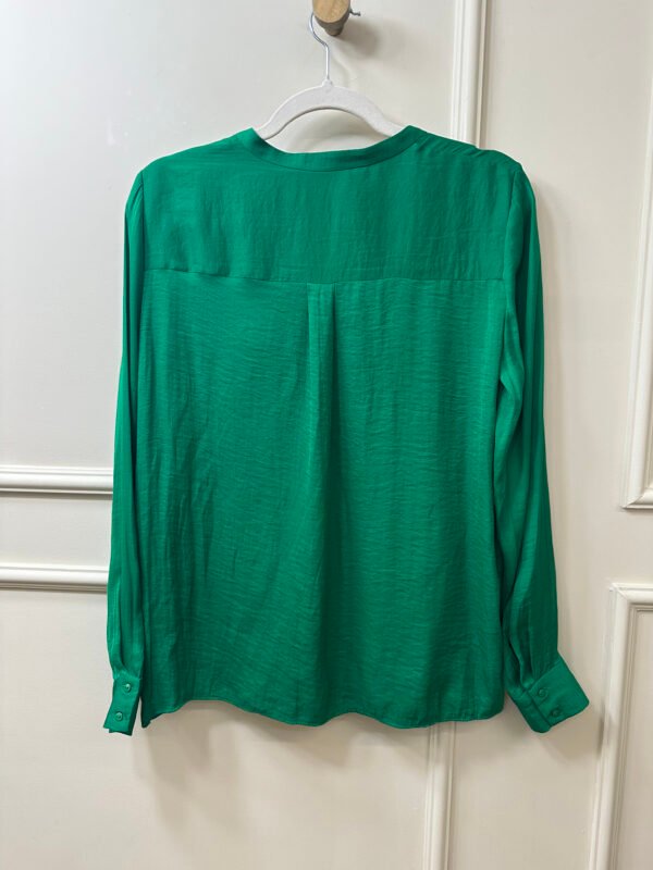 BLUSA VERDE MANGA COMPRIDA ZARA M - Image 2