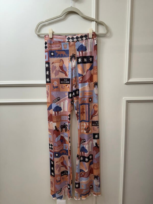 CALÇA DE TULE ESTAMPADA FARM G
