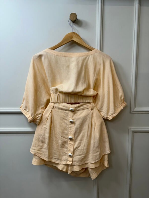 CONJUNTO SALMÃO BLUSA E SHORT SAIA MARIA FILO M