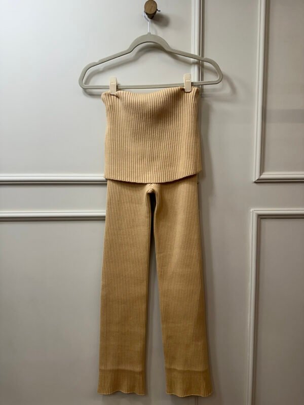 CALÇA DE TRICO BEGE NV 34, VESTE ATE P - Image 2