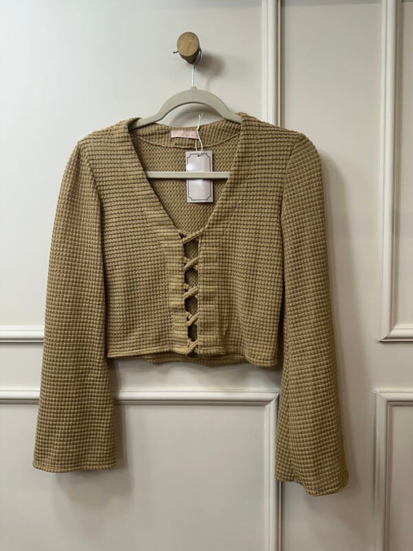 BLUSA TRICOT BEGE IT M