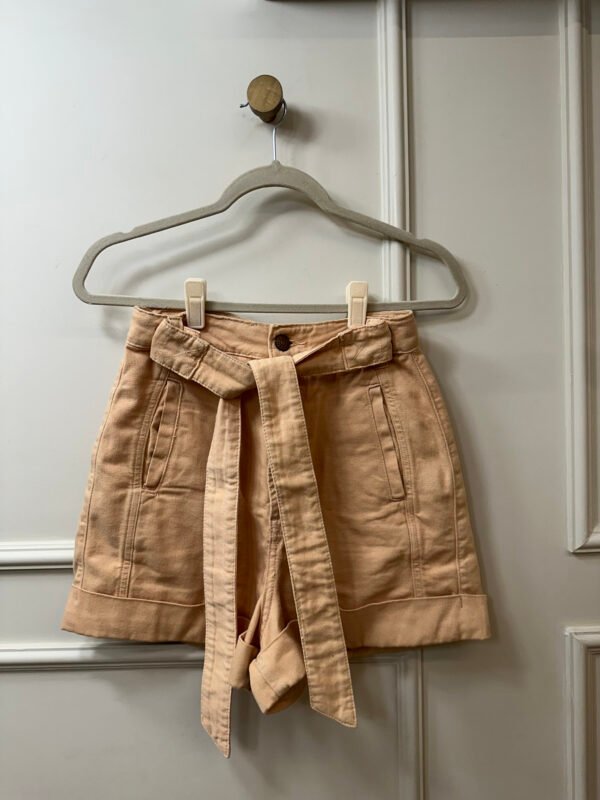 SHORT JEANS SALMAO COM FAIXA DRESS TO 36